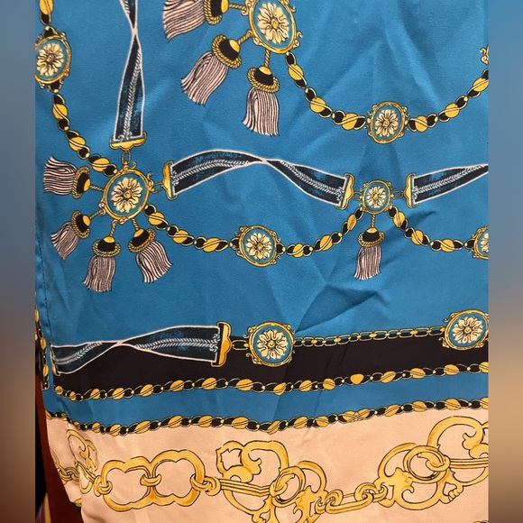 CACHÉ blue & white nautical chain print jacket L - Picture 5 of 9